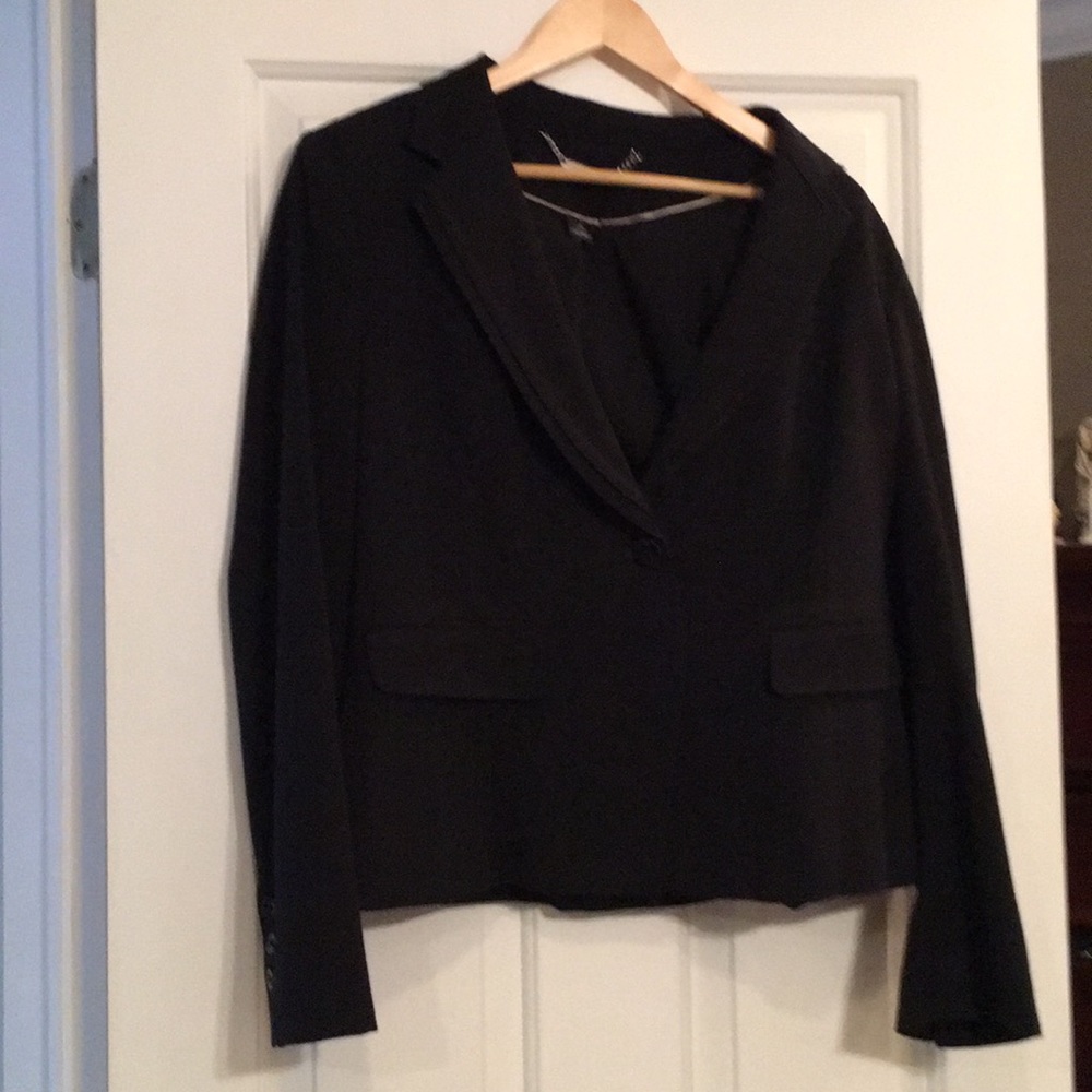 Black suit with skirt